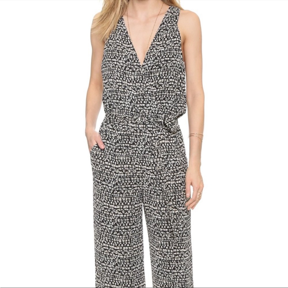 NWOT Tory Burch Silk Tribal Geo Jumpsuit - Picture 9 of 11